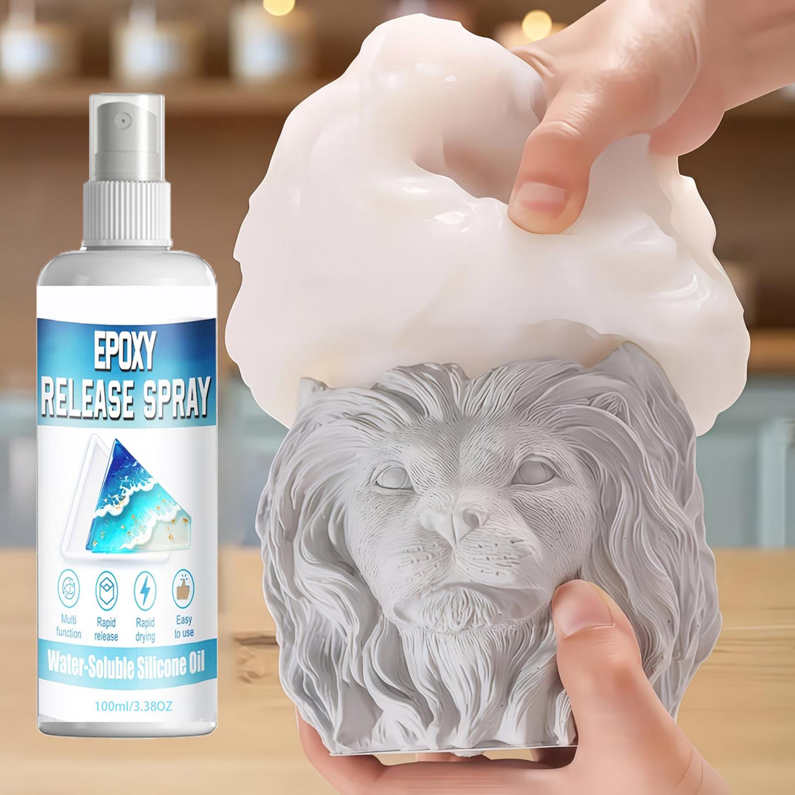 Resin Art Guide - Siliconen ontvormspray Epoxy ontvormspray Sterke vormvormende