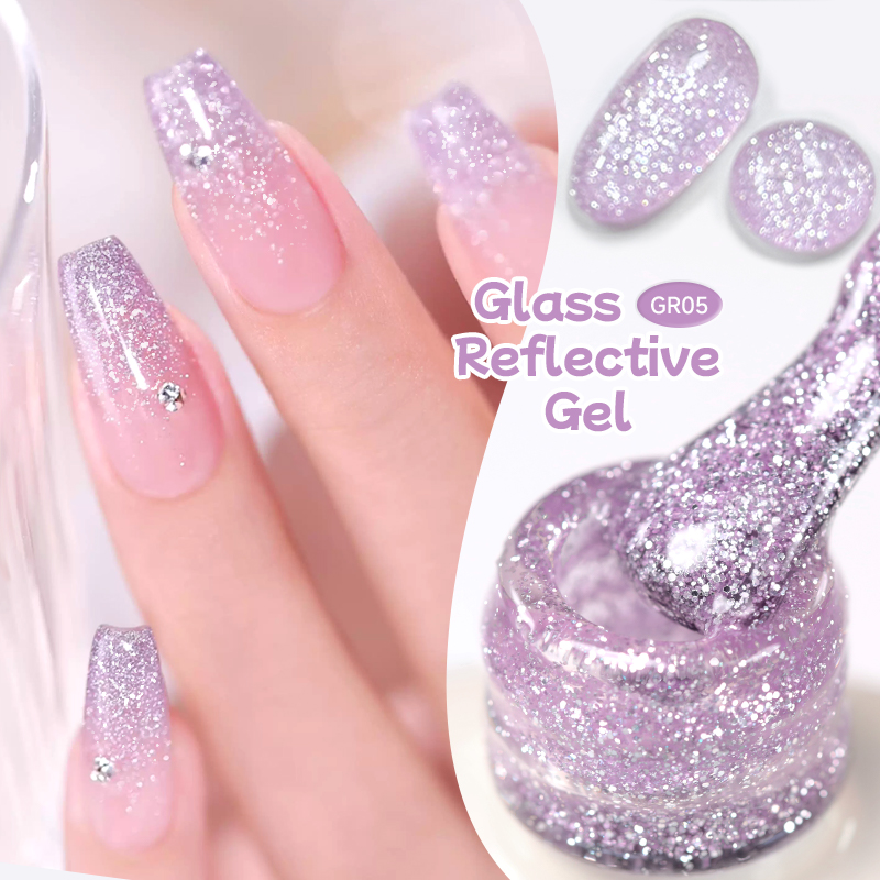 Resin Art Purple - UR SUGAR 15ml Glitter Paarse Nagellak