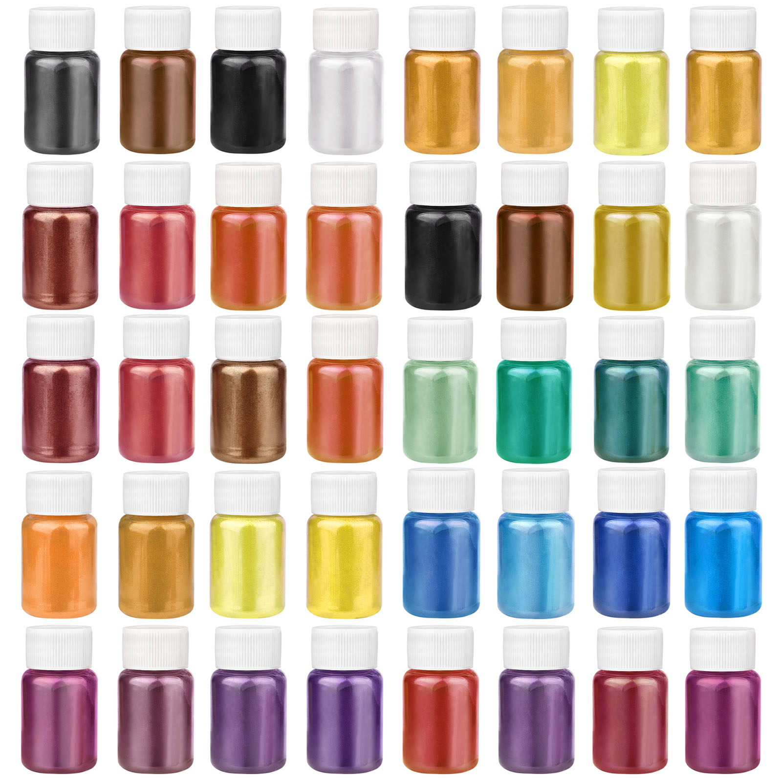 Resin Art Jewellery - 4 Kleuren/Set Parelmoer Poeder Hars Pigment
