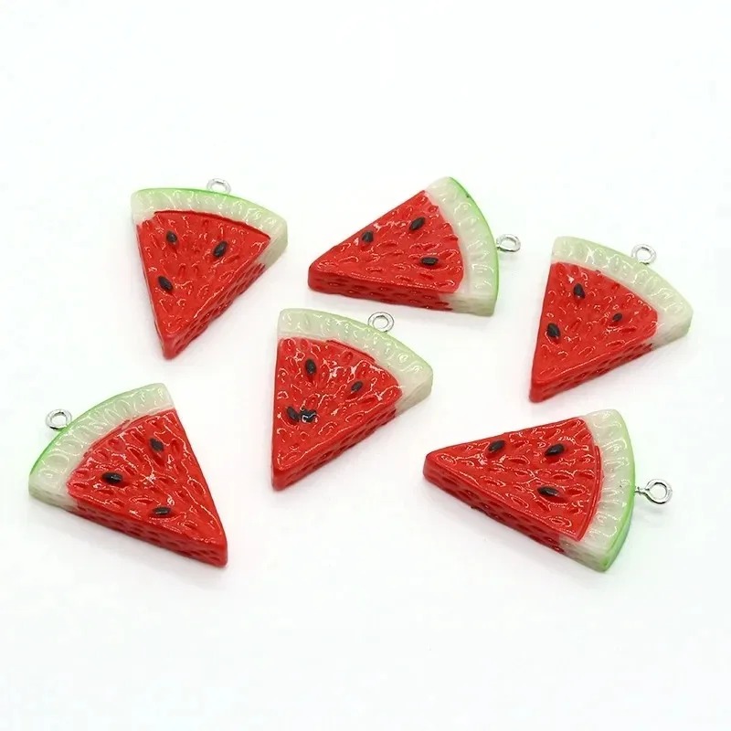 Resin Art Notes - 10 stuks dubbelzijdige driehoekige watermeloen hars