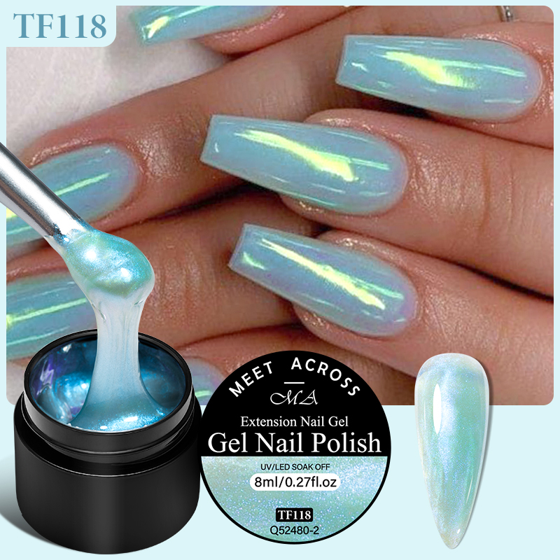 Resin Art Purple - MEET ACROSS 8ml Aurora Extension Gel