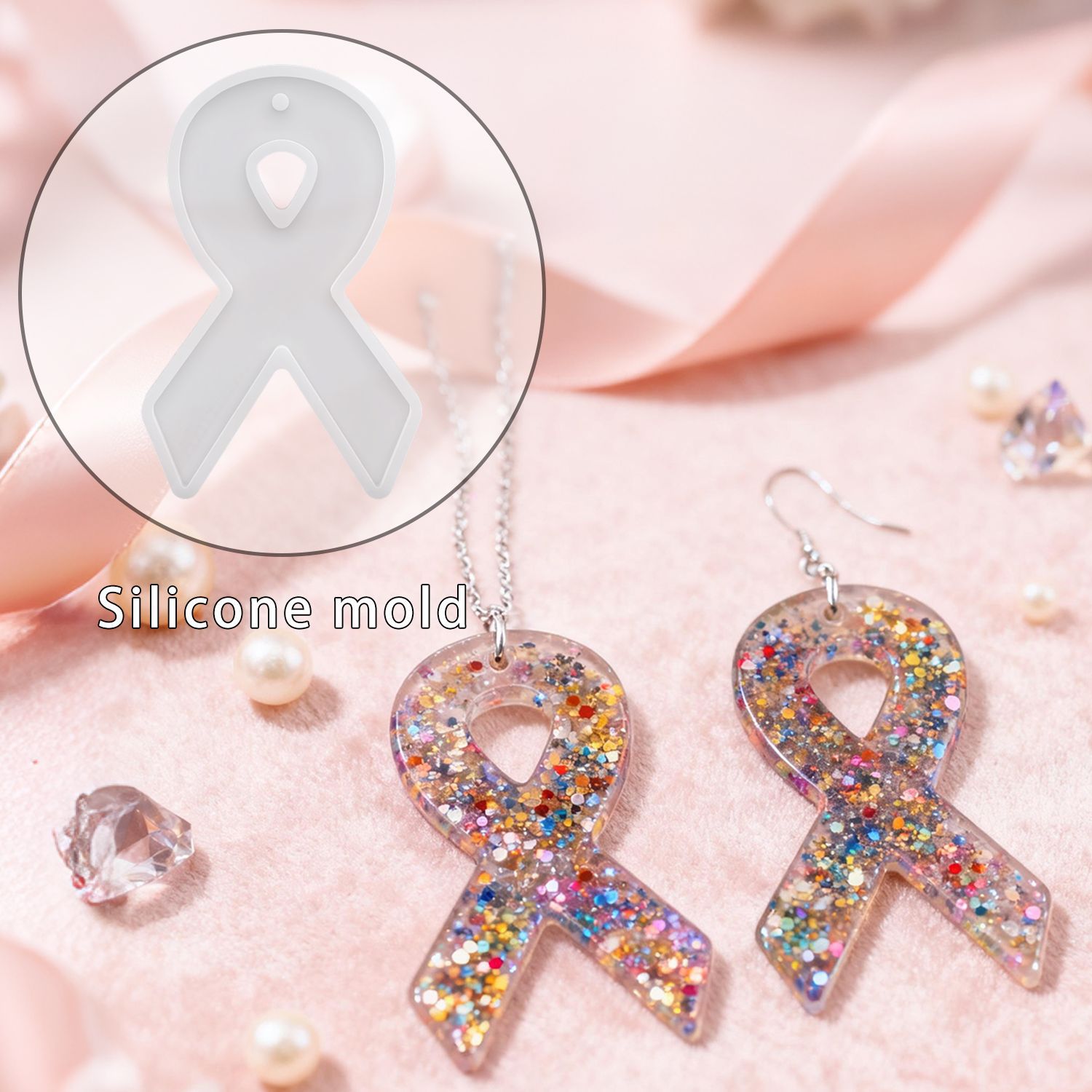 Resin Art Guide - DIY lint oorbel hars mallen, oorbel