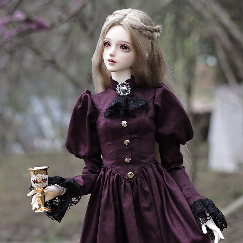 Resin Art Purple - Elina Bjd Pop 1/3 Mooie Elegante