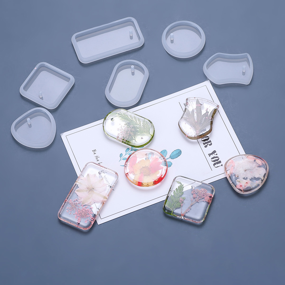 Resin Art Jewellery - 1/6/10pcs DIY Sleutelhanger Hanger Siliconen Mal