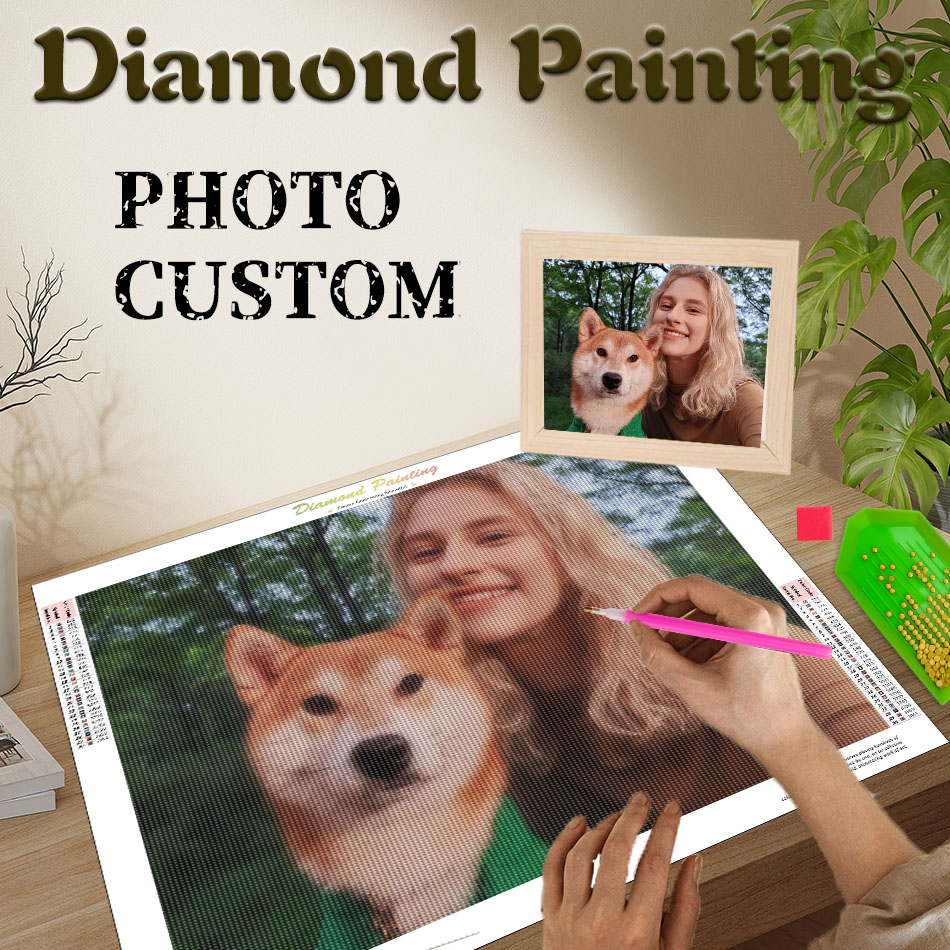 Resin Art For Wedding Gift - PhotoCustom Diamond Painting Creëer wandkunst Diy