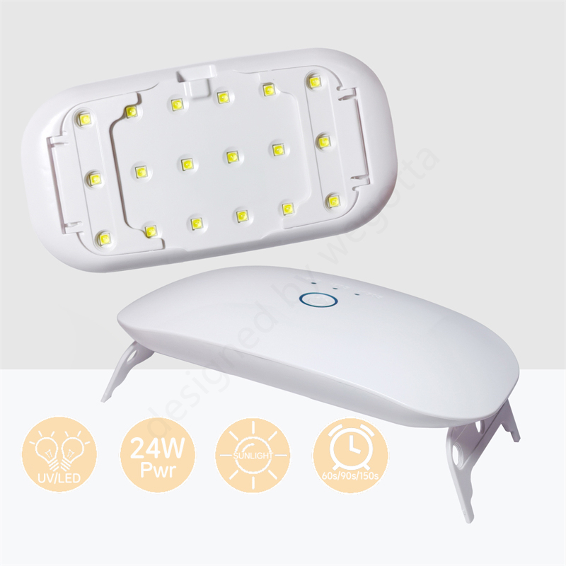 Uv Lamp Nail Resin - 24W USB oplaadbare UV LED-lamp voor