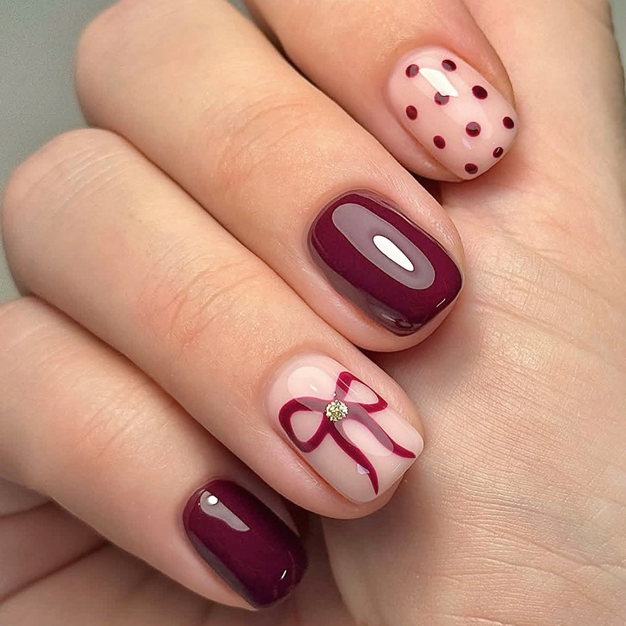 Resin Art Glitter - Korte vierkante pers op nagels Glanzende