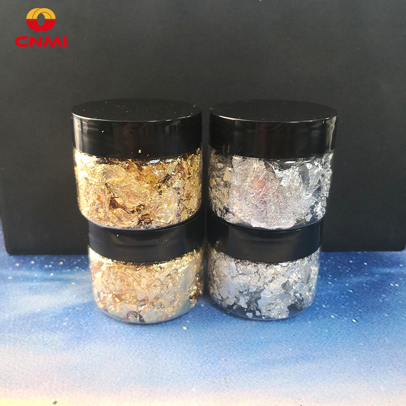 Resin Art For Wedding Gift - 3g Bladgoud Vlokken Epoxyhars Vulling Zilverfolie