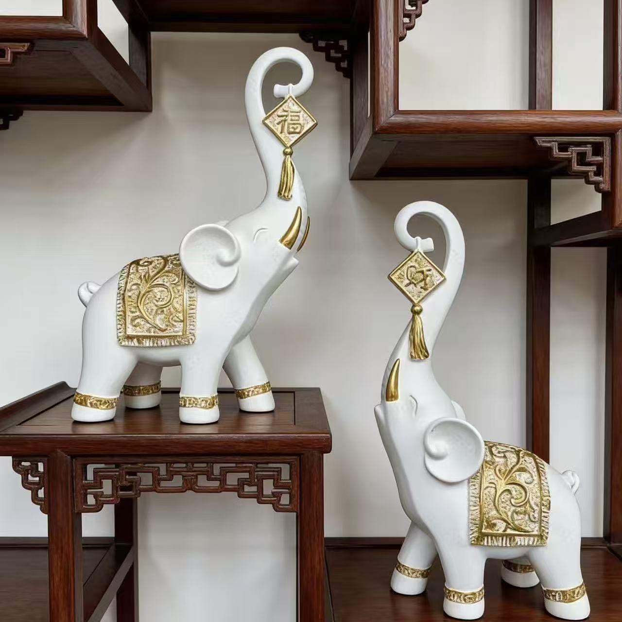 Resin Art For Wedding Gift - Een paar Chinese stijl gelukkige rijkdom