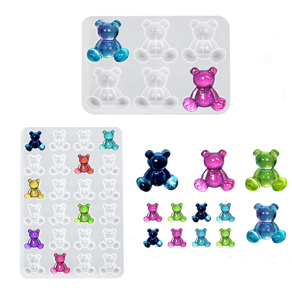 Resin Art Jewellery - Kristal beer hars siliconen mallen kleine
