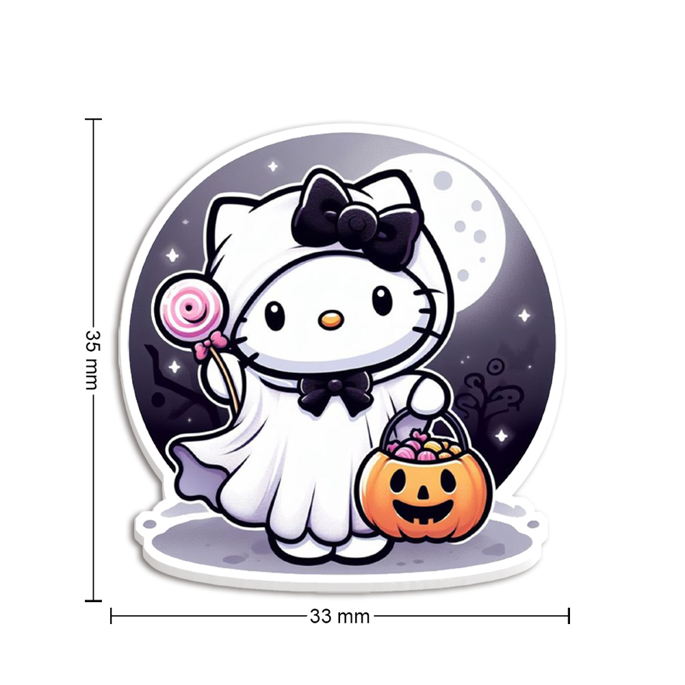 Resin Art Glitter - 10 stks/partij Sanr Halloween Hello Cat