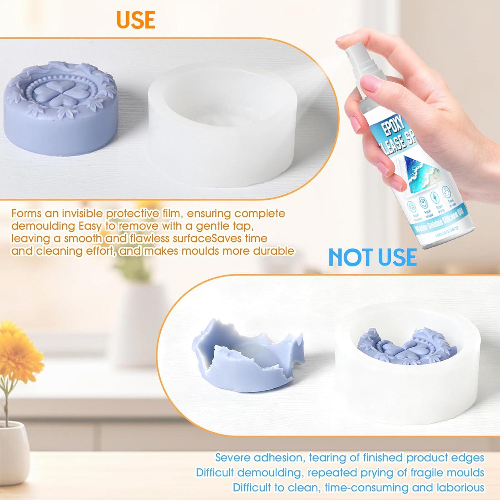 Siliconen ontvormspray Epoxy o - Resin Art Guide recensie en prijs