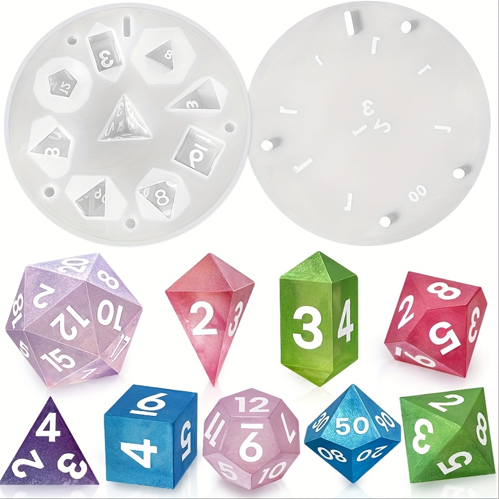 1 set siliconenhars gietvormen - Resin Art Guide recensie en prijs