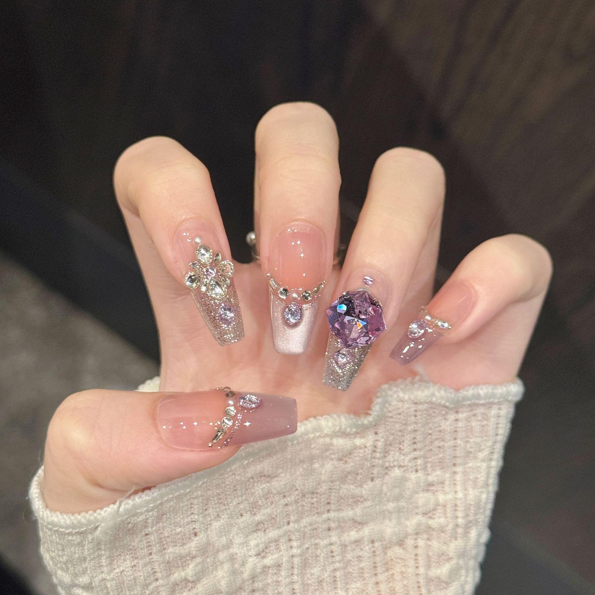10 stuks pure handgeperste kis - Resin Art Purple recensie en prijs