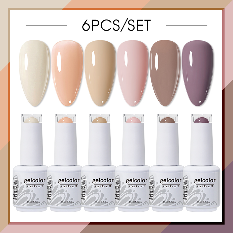Arte Clavo Gel Nagellak Set 6  - Uv Lamp Nail Resin recensie en prijs