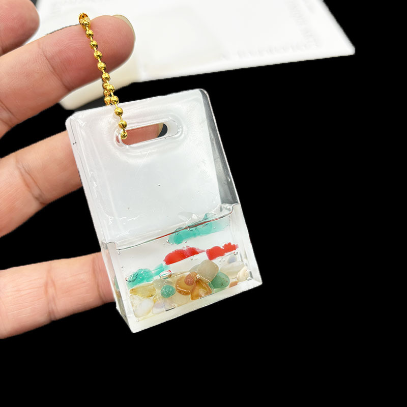 Handgemaakte epoxy handtas sil - Resin Art Guide recensie en prijs