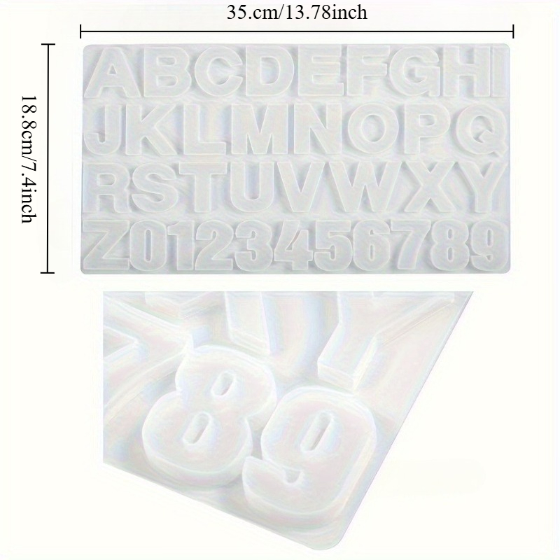 Letter A tot Z hangers silicon - Resin Art Jewellery recensie en prijs