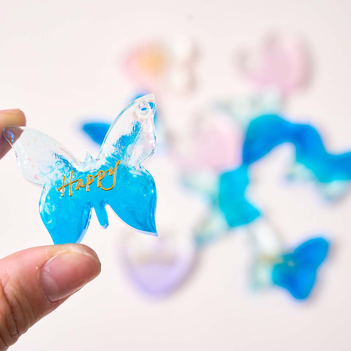 Zes-gaats siliconen mal met ga - Resin Art Liquid recensie en prijs