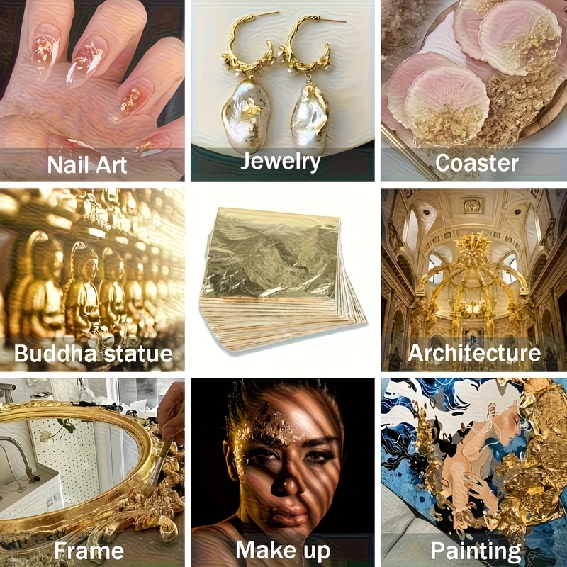Set van 100 stuks imitatie gou - Resin Art For Wedding Gift recensie en prijs