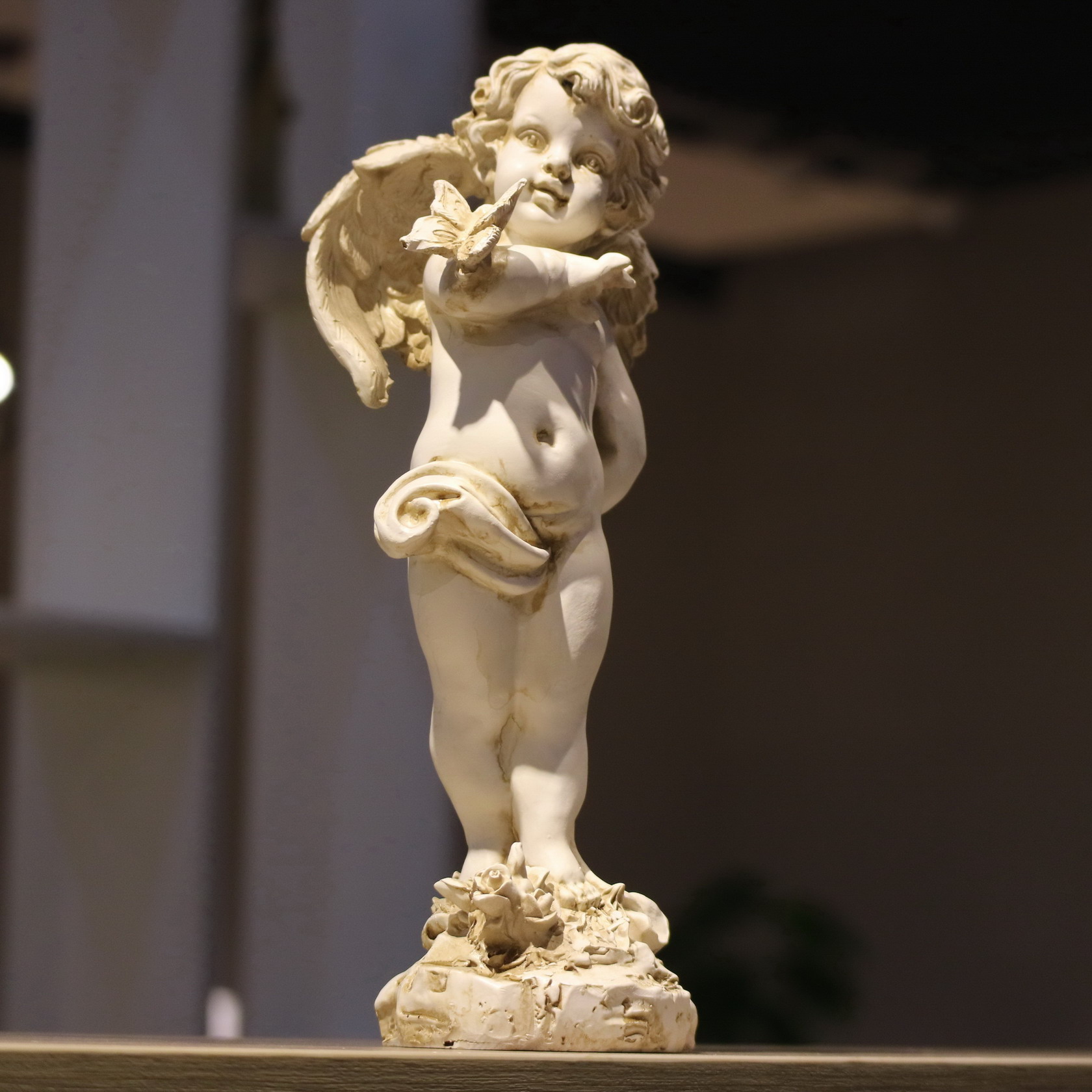 Retro hars engelbeeldje 29cm h - Resin Art For Wedding Gift recensie en prijs