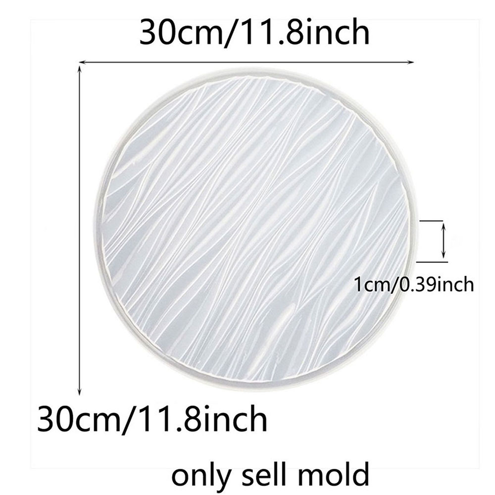 Grote ronde siliconen mal voor - Resin Art Liquid recensie en prijs