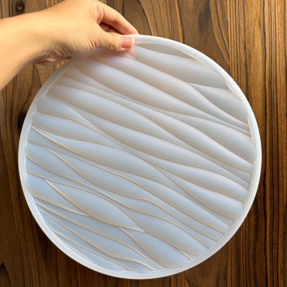 Grote ronde siliconen mal voor - Resin Art Liquid recensie en prijs