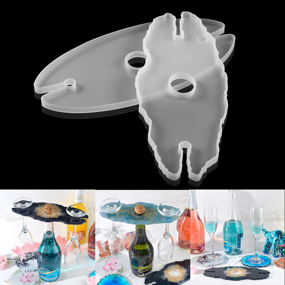 1Pcs Wijnrek Siliconen Mallen  - Resin Art Equipment recensie en prijs