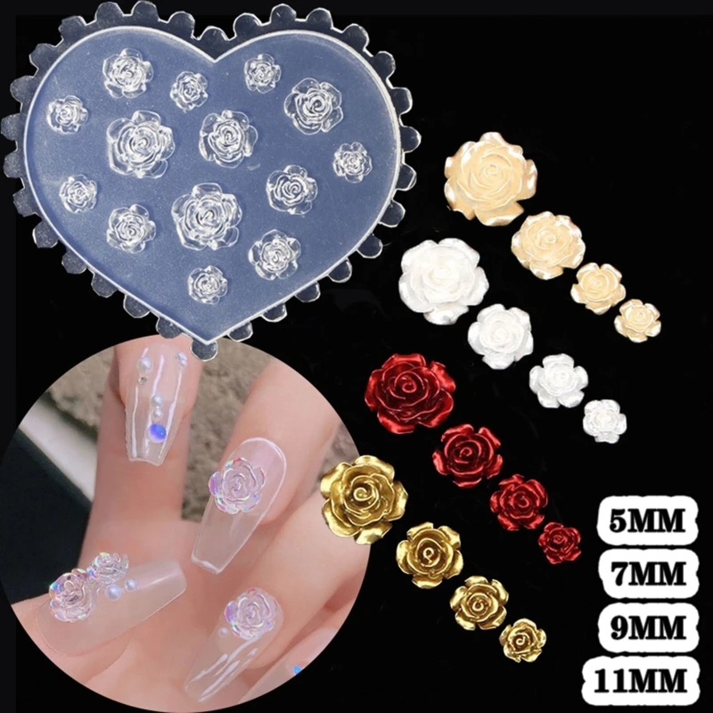 3D Rose Flower Nail Art Decora - Resin Art Equipment recensie en prijs