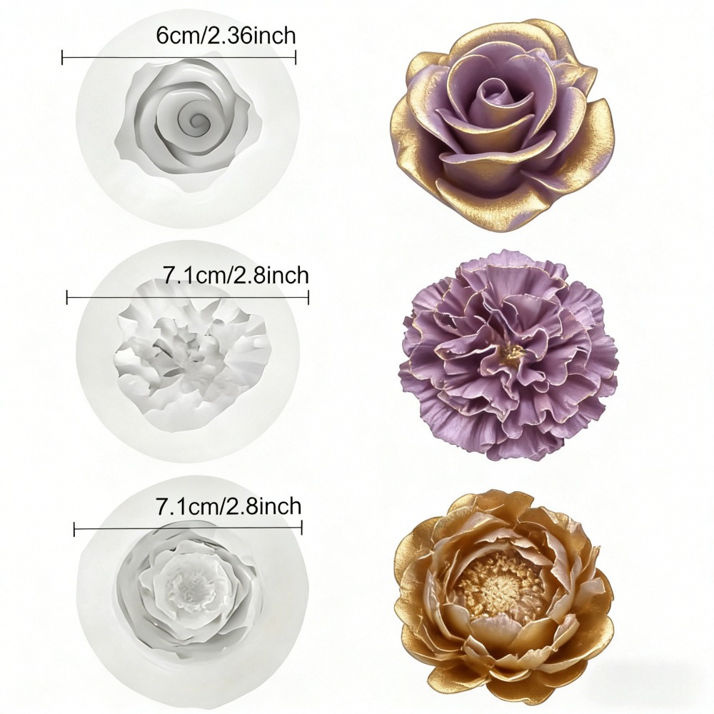 3-delige siliconenvormen voor  - Resin Art For Wedding Gift recensie en prijs
