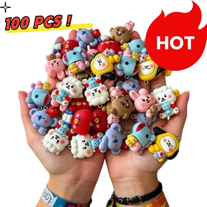 7 stks BT21 Hars Cartoon Charm - Resin Art Hanging recensie en prijs