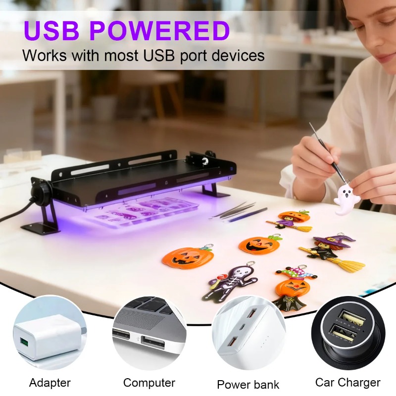 Ultra heldere LED UV-uithardin - Uv Lamp Nail Resin recensie en prijs