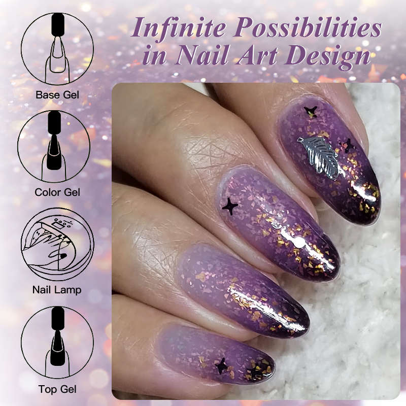 7ml Glitter Thermische Nagella - Resin Art Purple recensie en prijs