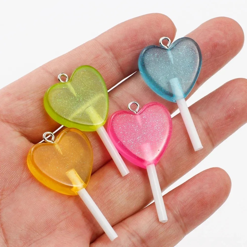 10 stuks Kawaii Glanzende Hart - Resin Art Glitter recensie en prijs