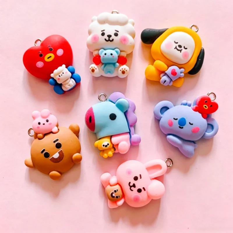100 stuks BT21 harscharms DIY  - Resin Art Jewellery recensie en prijs