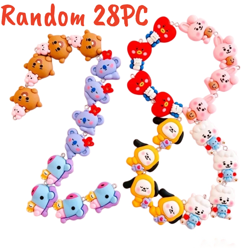 100 stuks BT21 harscharms DIY  - Resin Art Jewellery recensie en prijs